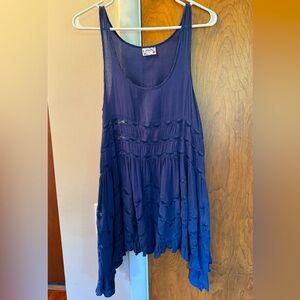 Navy Blue Free People Top